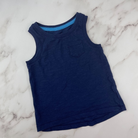 *3 for 10* Toddler girl Navy Tank Top